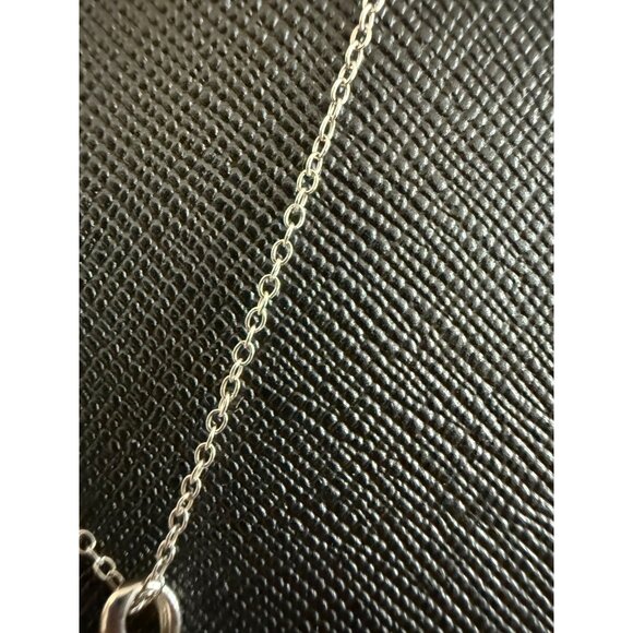 Sterling Silver Giani Bernini Abstract Alphabet  Letter S Pendant Necklace - Picture 5 of 8